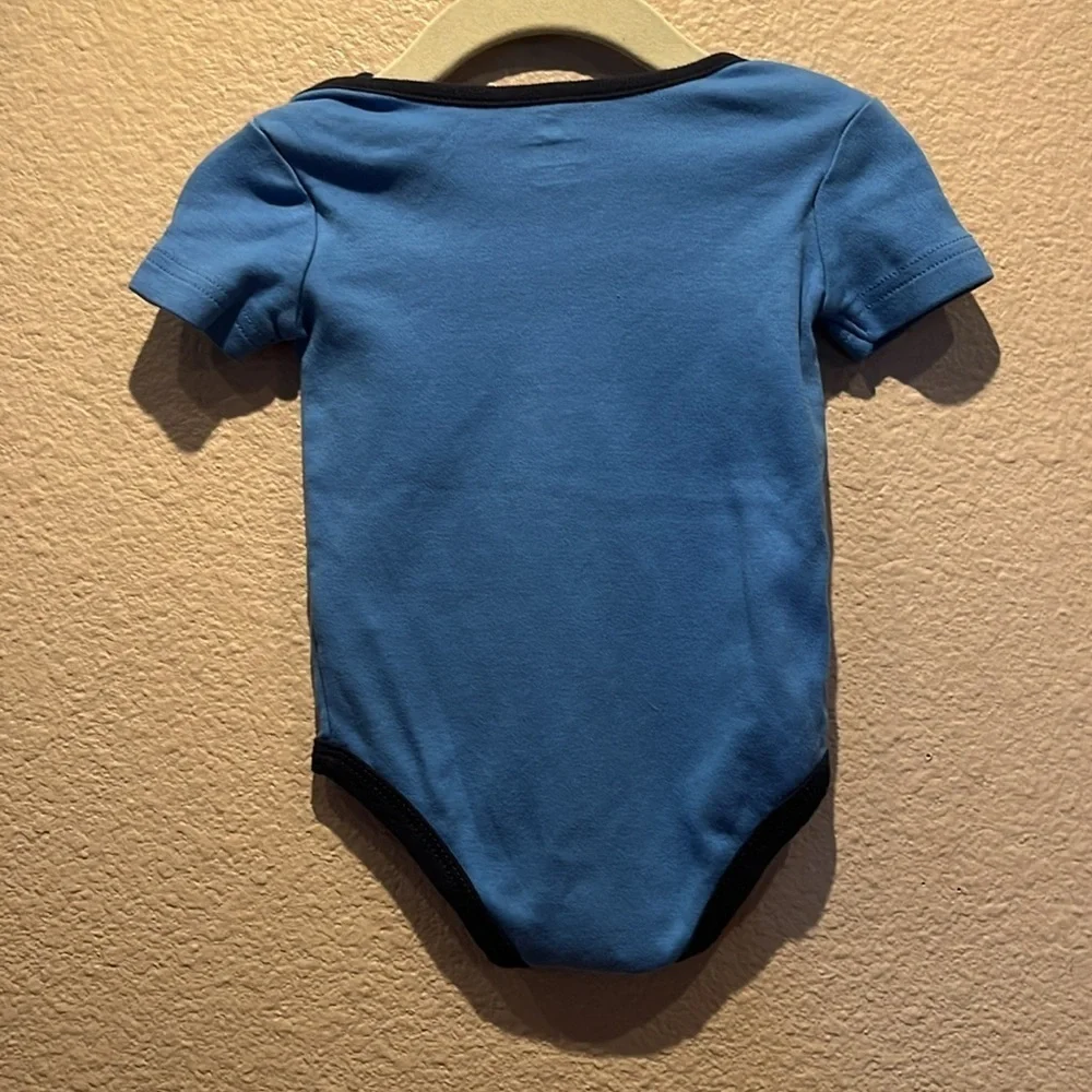Jordan Jumpman Baby Onesie Bodysuit Blue Size 3-6 months Michael Jordan